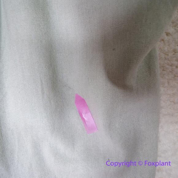 Eloquii *flawed* Short-Sleeve Coverall Jumpsuit light green linen blend, size 18 - Picture 6 of 16